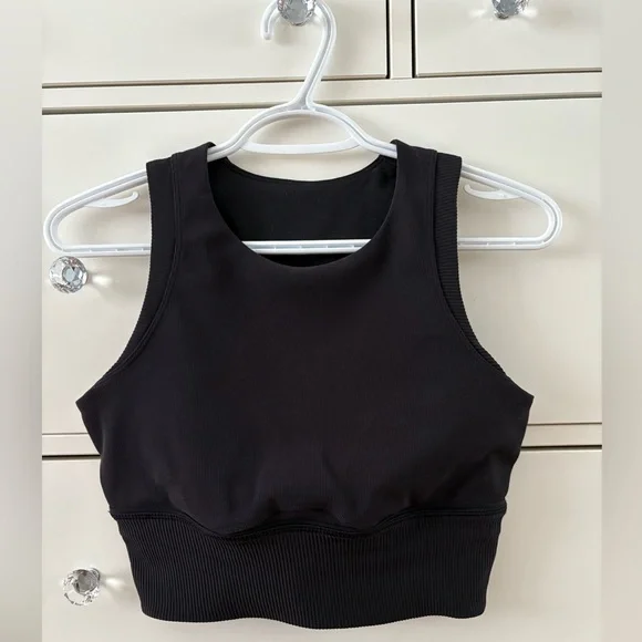LULULEMON Ribbed Crop Top - Picture 1 of 4